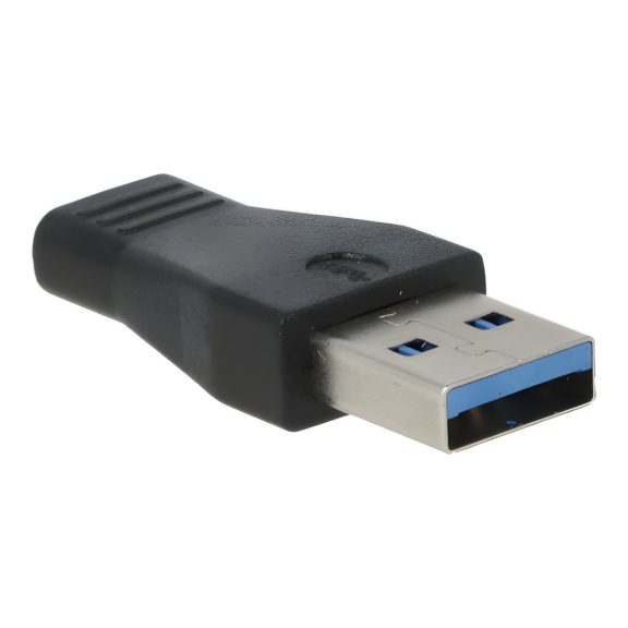 Avax AD601 CONNECT+ USB-A apa - Type-C anya adapter, fekete