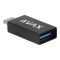 Avax AD602 USB-C apa -> USB-A anya OTG adapter fekete