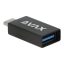 Avax AD602 USB-C apa -> USB-A anya OTG adapter fekete