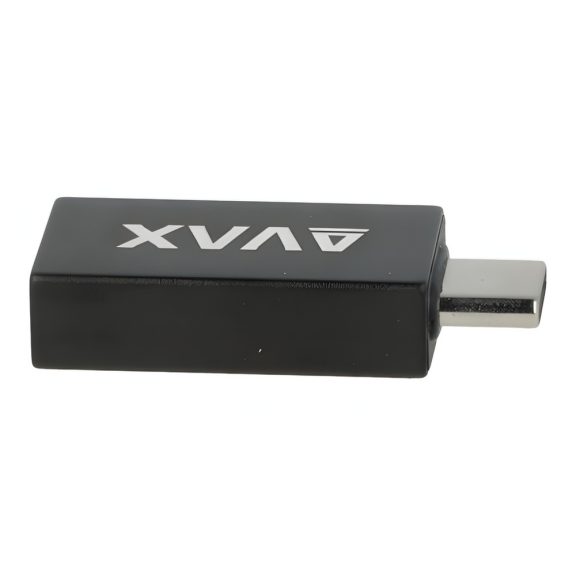 Avax AD602 USB-C apa -> USB-A anya OTG adapter fekete