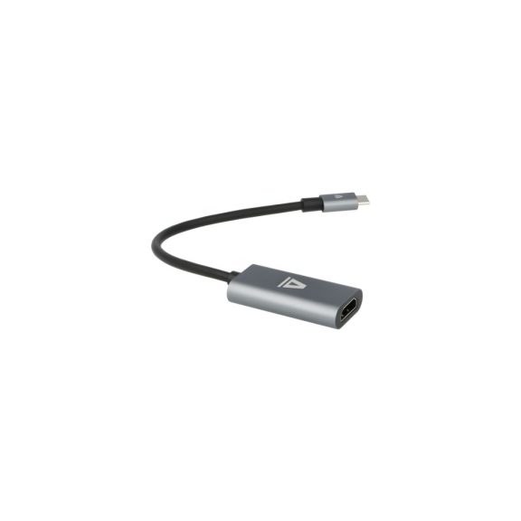 Avax AD603 USB-C -> HDMI adapter 4K/60Hz alumínium kivitelben
