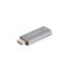 Lanberg HDMI–DisplayPort adapter, 4K 60 Hz, alumíniumházas, ezüst - AD-HD-DP-01