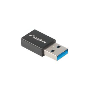   Lanberg Type-C 3.1 anya - USB-A apa adapter, fekete - AD-UC-UA-01