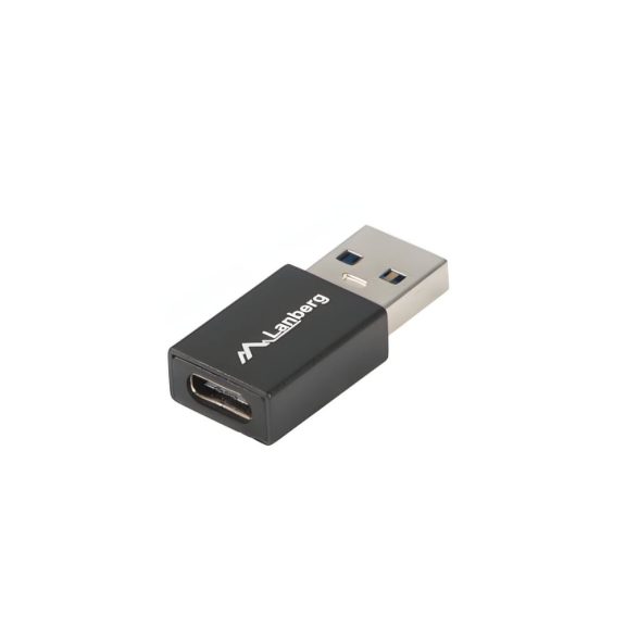 Lanberg Type-C 3.1 anya - USB-A apa adapter, fekete - AD-UC-UA-01