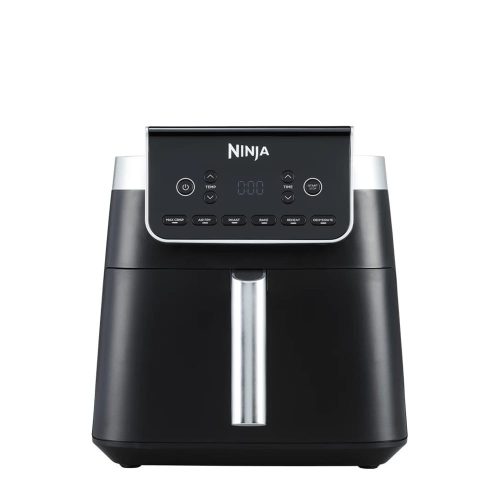 Ninja AF180EU Max Pro egyfiókos forrólevegős sütő 6.2L kapacitással, fekete színben.