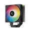 DeepCool AG400 BK ARGB V2 CPU léghűtő, ARGB világítás, 4 hőcső, fekete - R-AG400-BKAMMN-GJD