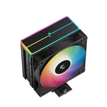   DeepCool AG400 BK ARGB V2 CPU léghűtő, ARGB világítás, 4 hőcső, fekete - R-AG400-BKAMMN-GJD