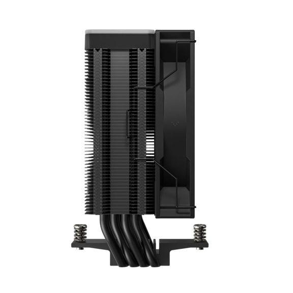 DeepCool AG400 BK ARGB V2 CPU léghűtő, ARGB világítás, 4 hőcső, fekete - R-AG400-BKAMMN-GJD