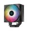 DeepCool AG400 DIGITAL BK ARGB CPU hűtő kijelzővel és ARGB világítással Intel és AMD processzorokhoz