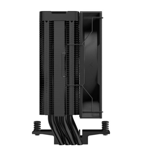 DeepCool AG400 DIGITAL BK ARGB CPU hűtő kijelzővel és ARGB világítással Intel és AMD processzorokhoz