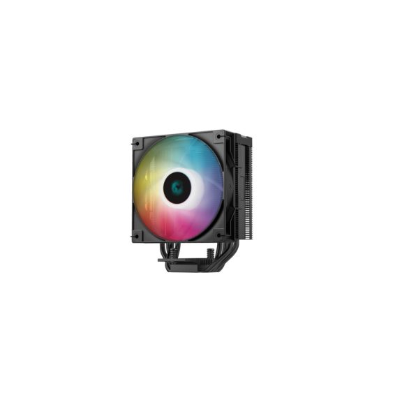 DeepCool AG400 DIGITAL BK ARGB CPU hűtő kijelzővel és ARGB világítással Intel és AMD processzorokhoz