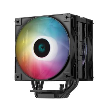 DeepCool AG400 DIGITAL PLUS CPU hűtő kijelzővel és két ARGB ventilátorral Intel és AMD processzorokhoz