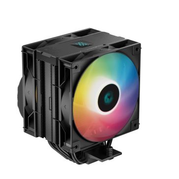 DeepCool AG400 DIGITAL PLUS CPU hűtő kijelzővel és két ARGB ventilátorral Intel és AMD processzorokhoz