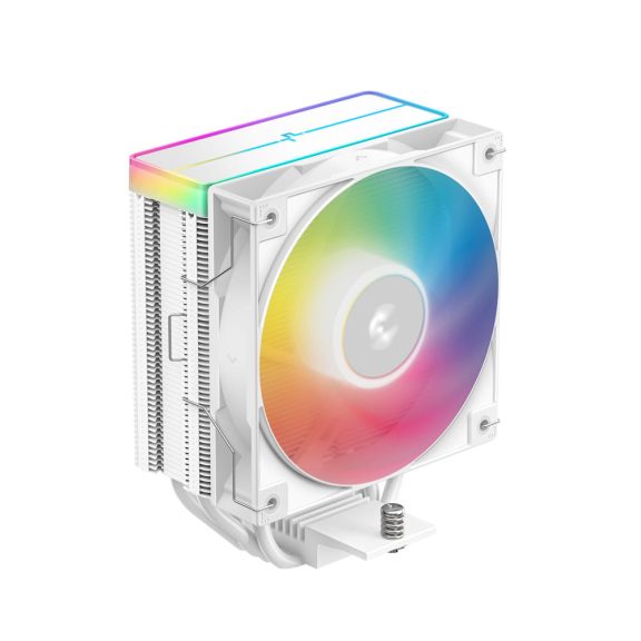DeepCool AG400 WH ARGB V2 CPU léghűtő, ARGB világítás, 4 hőcső, fehér - R-AG400-WHAMMN-GJD