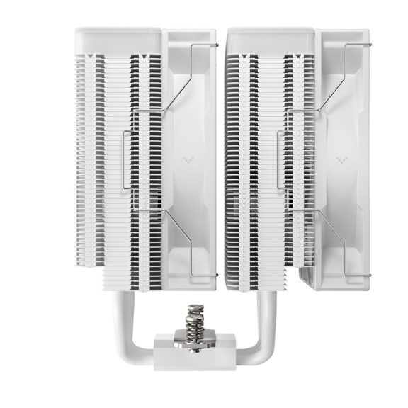 Deepcool AG620 ARGB V2 processzor hűtő, torony, 2x120 mm, PWM, ARGB, fehér