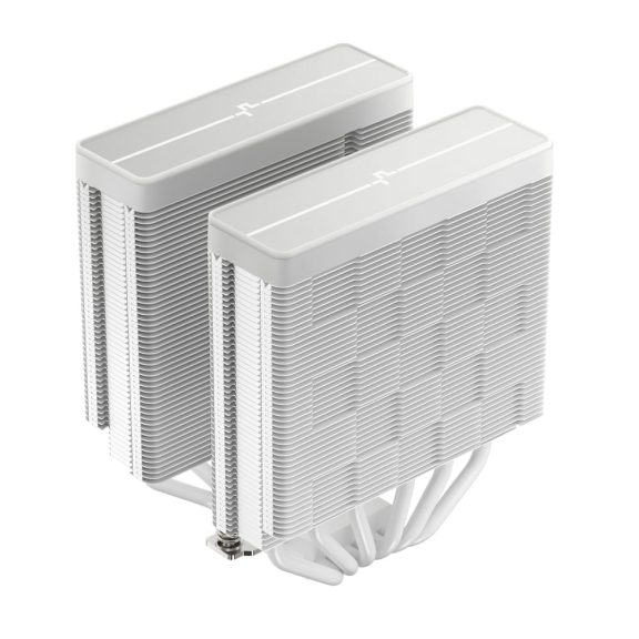 Deepcool AG620 ARGB V2 processzor hűtő, torony, 2x120 mm, PWM, ARGB, fehér