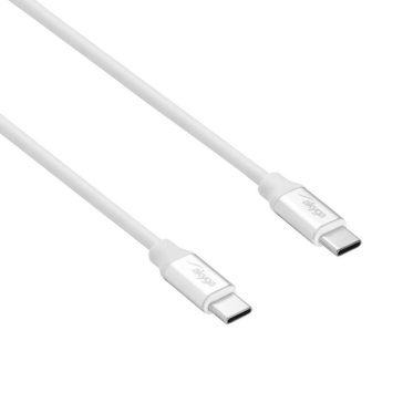 Akyga USB 2.0 Type-C kábel 0.5 m, 60W, fehér - AK-USB-39