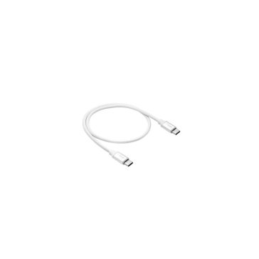 Akyga USB 2.0 Type-C kábel 0.5 m, 60W, fehér - AK-USB-39