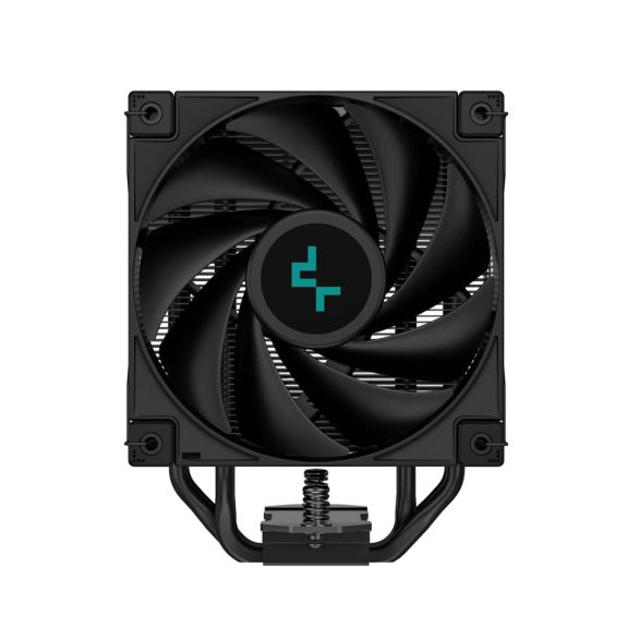 DeepCool AK400 ZERO DARK PLUS CPU hűtő két ventilátorral és 220W teljesítménnyel Intel és AMD processzorokhoz