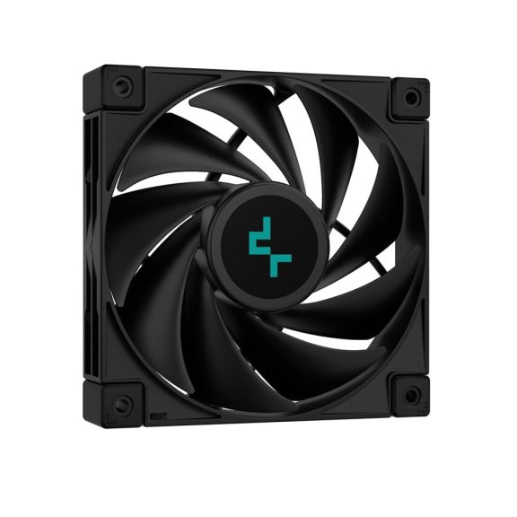 DeepCool AK400 ZERO DARK PLUS CPU hűtő két ventilátorral és 220W teljesítménnyel Intel és AMD processzorokhoz
