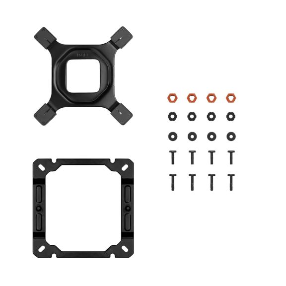 DeepCool AK400 ZERO DARK PLUS CPU hűtő két ventilátorral és 220W teljesítménnyel Intel és AMD processzorokhoz