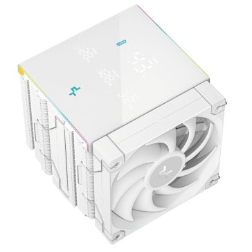   DeepCool AK620 DIGITAL PRO WH CPU léghűtő, digitális kijelző, ARGB világítás, fehér - R-AK620-WHAPMN-G