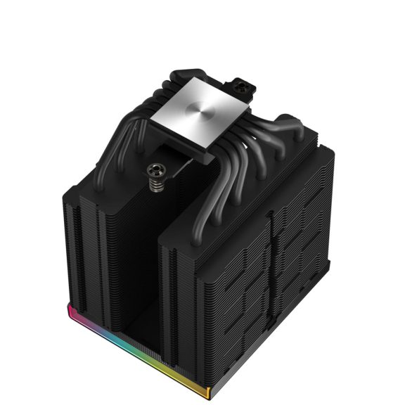 DeepCool AK620 DIGITAL PRO CPU léghűtő, digitális kijelző, ARGB világítás, fekete - R-AK620-BKAPMN-G