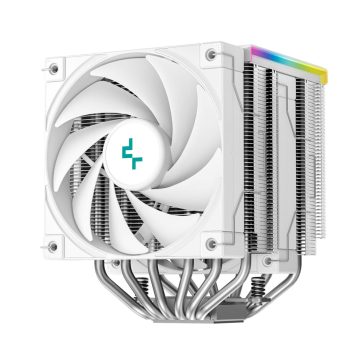   DeepCool AK620 DIGITAL SE WH CPU léghűtő, digitális kijelző, ARGB világítás, fehér - R-AK620-WHADMN-GJD