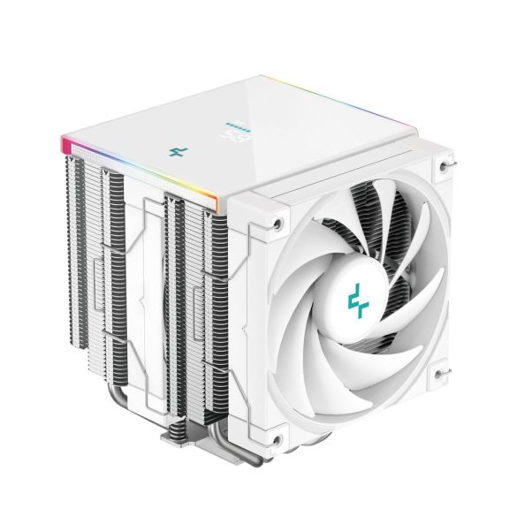 DeepCool AK620 DIGITAL SE WH CPU léghűtő, digitális kijelző, ARGB világítás, fehér - R-AK620-WHADMN-GJD