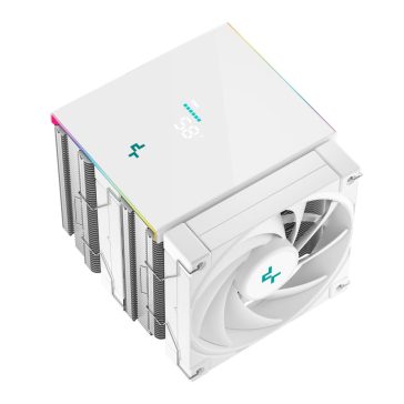   DeepCool AK620 DIGITAL SE WH CPU léghűtő, digitális kijelző, ARGB világítás, fehér - R-AK620-WHADMN-GJD