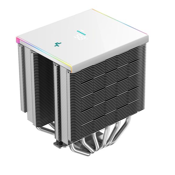 DeepCool AK620 DIGITAL SE WH CPU léghűtő, digitális kijelző, ARGB világítás, fehér - R-AK620-WHADMN-GJD