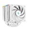 DeepCool AK620 DIGITAL WH fehér CPU hűtő kijelzővel és ARGB világítással Intel és AMD processzorokhoz