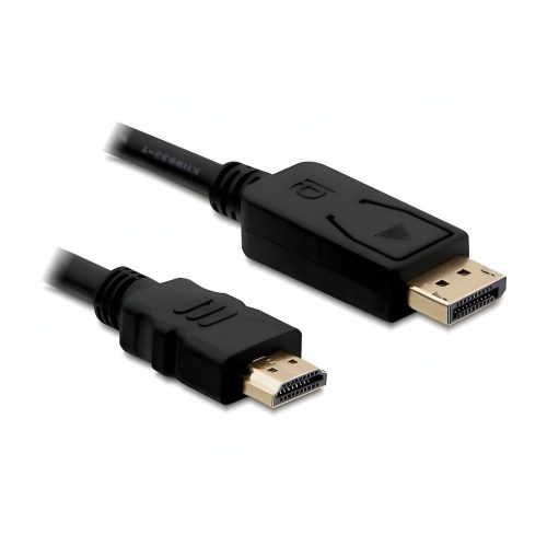 Akyga HDMI - DisplayPort kábel 1.8 m, fekete - AK-AV-05