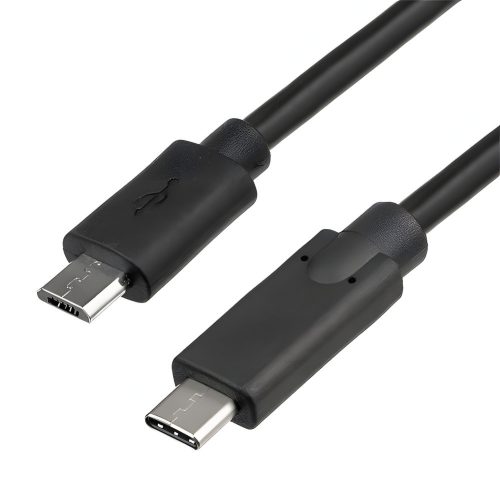 Akyga micro USB - USB Type-C kábel 1.0m - AK-USB-16