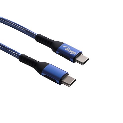 Akyga USB 2.0 Type-C kábel 0.5 m, 100 W - AK-USB-36