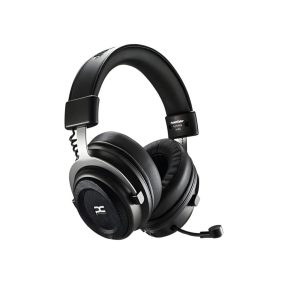 PowerColor ALPHYN AH10 fekete gamer headset DTS 7.1 térhangzással és vezeték nélküli csatlakozással