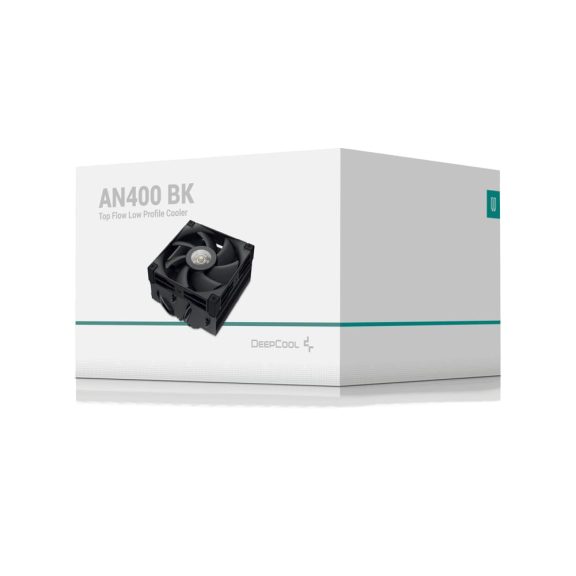 DeepCool AN400 BK low-profile CPU hűtő 92mm PWM ventilátorral Intel és AMD processzorokhoz