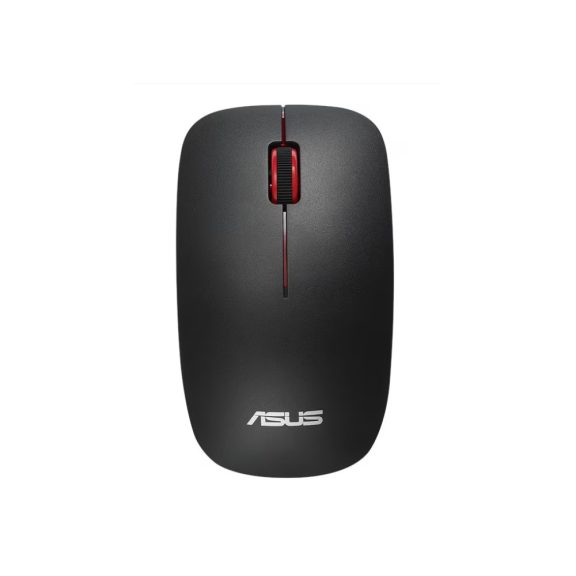 Asus WT300 fekete-piros vezeték nélküli optikai egér ergonomikus kialakítással