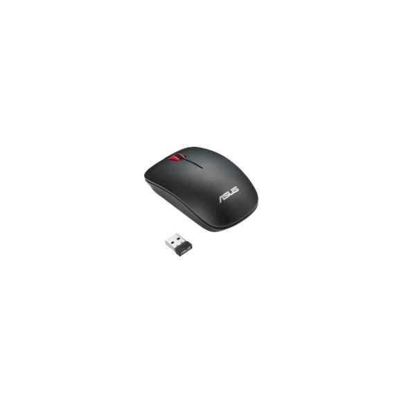 Asus WT300 fekete-piros vezeték nélküli optikai egér ergonomikus kialakítással
