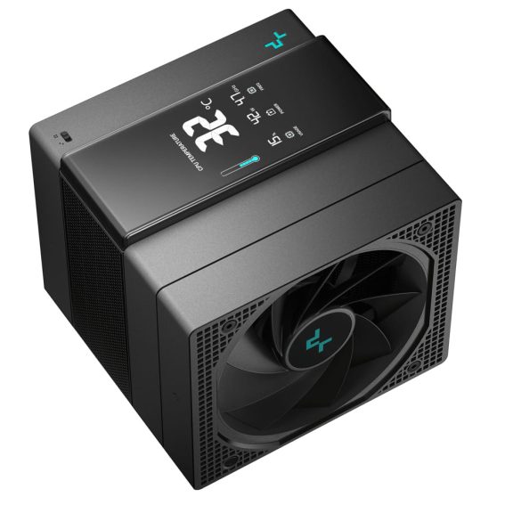 DeepCool ASSASSIN IV VC VISION CPU léghűtő, vapor chamber, digitális kijelző, fekete - R-ASN4-BKNVMD-G