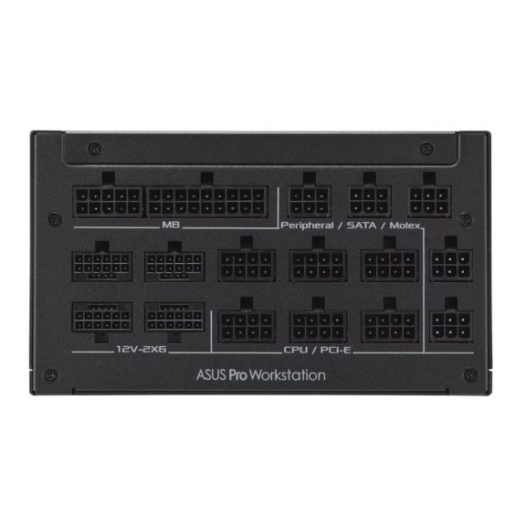 ASUS Pro WS 3000W Platinum professzionális 80 Plus Platinum tápegység, 3000W teljesítménnyel és ATX 3.1 támogatással.