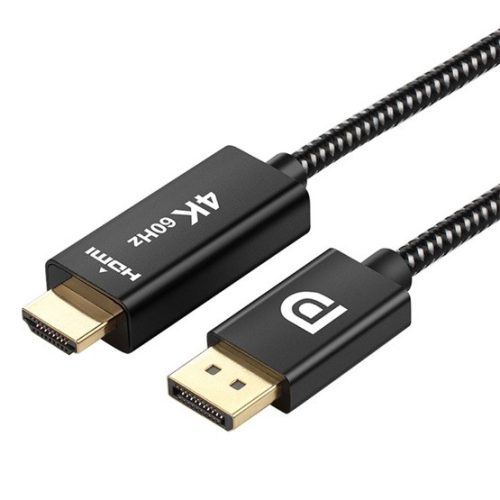 AVAX AV601 DisplayPort - HDMI 2.0 kábel 2.0m, 4K/60Hz