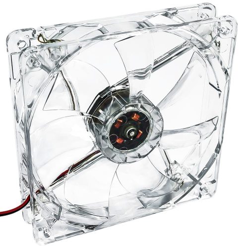 Akyga AW-12A-BG 120mm ventilátor zöld LED világítással és Molex csatlakozással