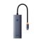 Baseus UltraJoy 5-Port HUB dokkoló állomás, szürke