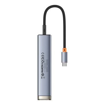 Baseus UltraJoy 5-Port HUB AIR dokkoló állomás, szürke