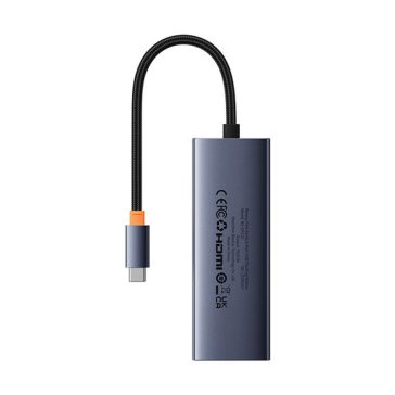 Baseus UltraJoy 5-Port HUB dokkoló állomás, szürke