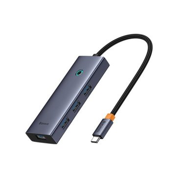 Baseus UltraJoy 5-Port HUB dokkoló állomás, szürke
