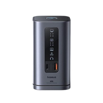   Baseus Spacemate 11 az 1-ben dokkolóállomás, 3 kijelző támogatás, 100W PD, szürke