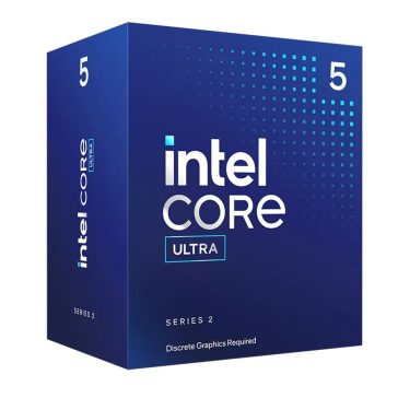   Intel Core Ultra 5 225F processzor, 10 mag, 4.9GHz, LGA1851 - BX80768225F