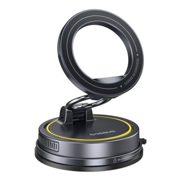   Baseus PrimeTrip VC2 Flex Magnetic szellőzőrácsra, műszerfalra rögzíthető autós telefontartó, fekete